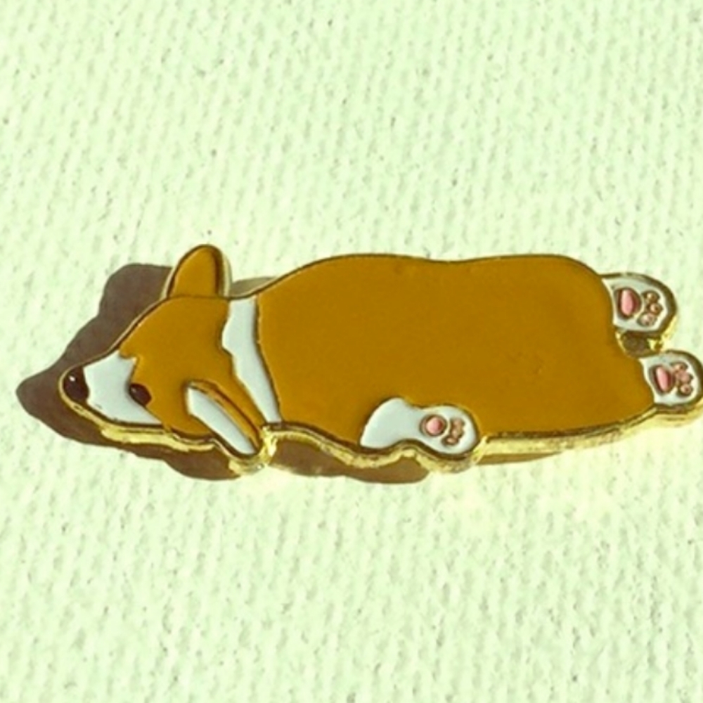 CORGI ENAMEL PIN